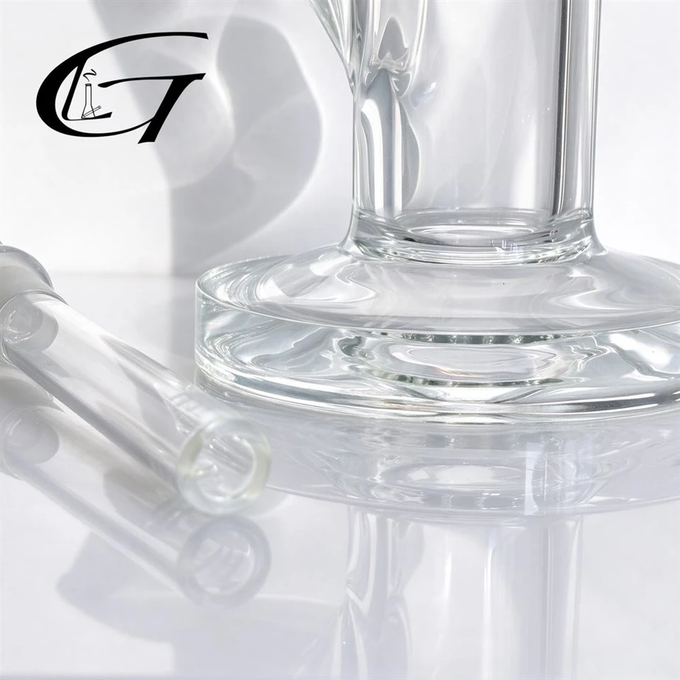Glass Bong 35cm – 9mm Thick Hand-Blown Borosilicate Water Pipe high quality
